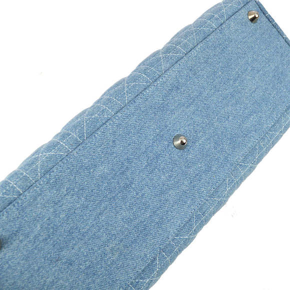 CHRISTIAN DIOR 1999 Large Denim Lady Dior Bag 120531 - Picture 5 of 10